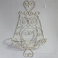 Vintage Wall Mounted Metal Wire Flower Pot Plant Shelf Hook Display Hanger For Décor